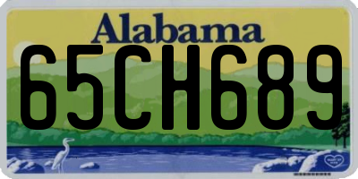 AL license plate 65CH689