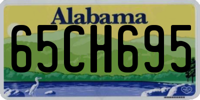 AL license plate 65CH695