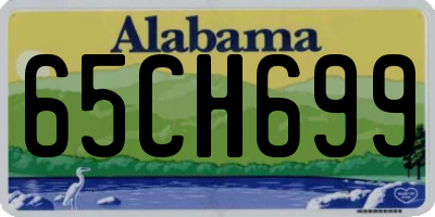 AL license plate 65CH699