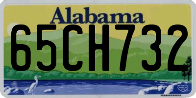 AL license plate 65CH732