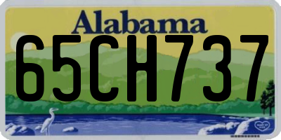 AL license plate 65CH737