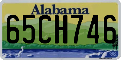 AL license plate 65CH746
