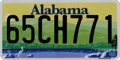 AL license plate 65CH771