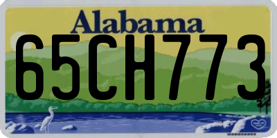 AL license plate 65CH773