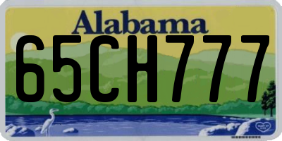 AL license plate 65CH777