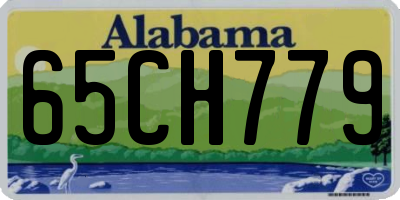 AL license plate 65CH779