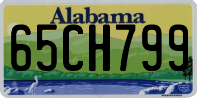 AL license plate 65CH799