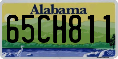 AL license plate 65CH811