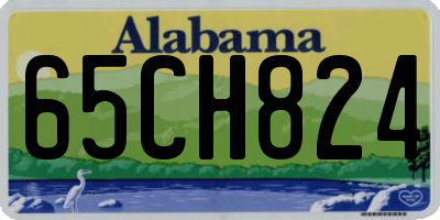 AL license plate 65CH824