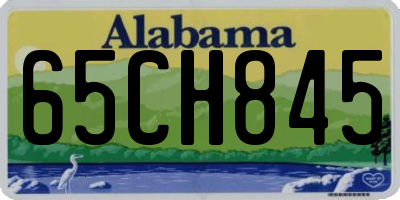 AL license plate 65CH845