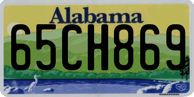AL license plate 65CH869