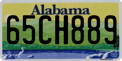 AL license plate 65CH889
