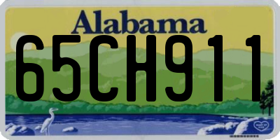 AL license plate 65CH911