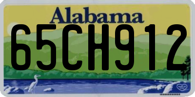 AL license plate 65CH912