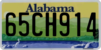 AL license plate 65CH914