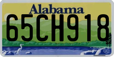 AL license plate 65CH918