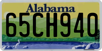 AL license plate 65CH940
