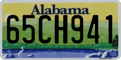 AL license plate 65CH941