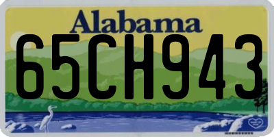 AL license plate 65CH943