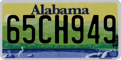 AL license plate 65CH949