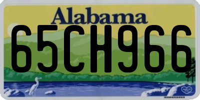 AL license plate 65CH966
