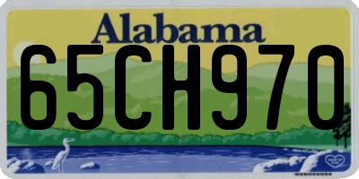 AL license plate 65CH970