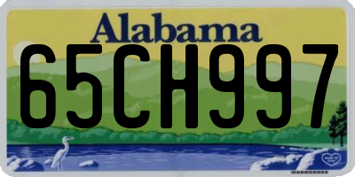 AL license plate 65CH997