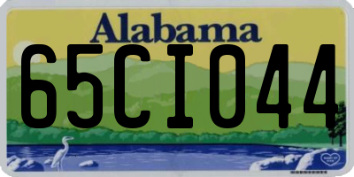 AL license plate 65CI044
