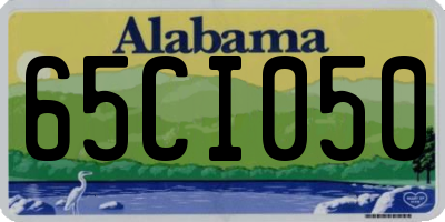AL license plate 65CI050