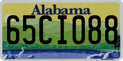 AL license plate 65CI088