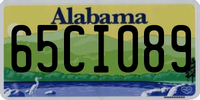 AL license plate 65CI089