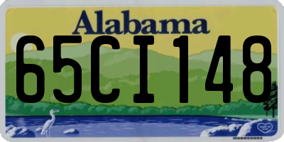 AL license plate 65CI148