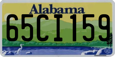 AL license plate 65CI159