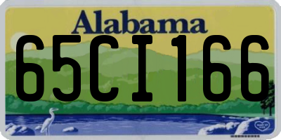AL license plate 65CI166