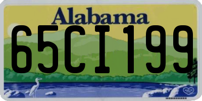 AL license plate 65CI199