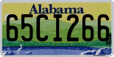 AL license plate 65CI266