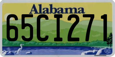 AL license plate 65CI271