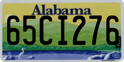 AL license plate 65CI276