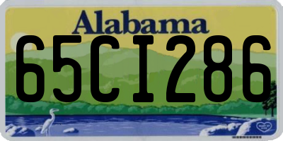 AL license plate 65CI286