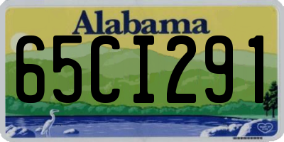 AL license plate 65CI291