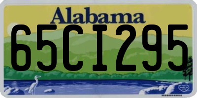 AL license plate 65CI295