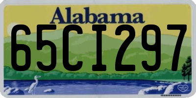 AL license plate 65CI297