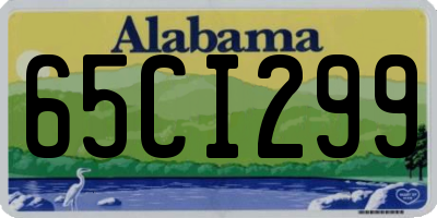 AL license plate 65CI299
