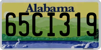 AL license plate 65CI319