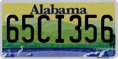 AL license plate 65CI356