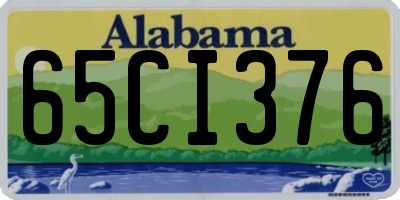 AL license plate 65CI376