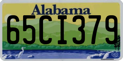AL license plate 65CI379