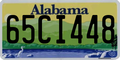 AL license plate 65CI448