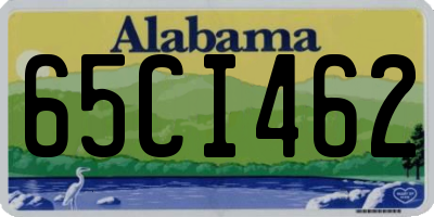 AL license plate 65CI462