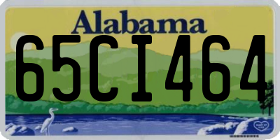 AL license plate 65CI464